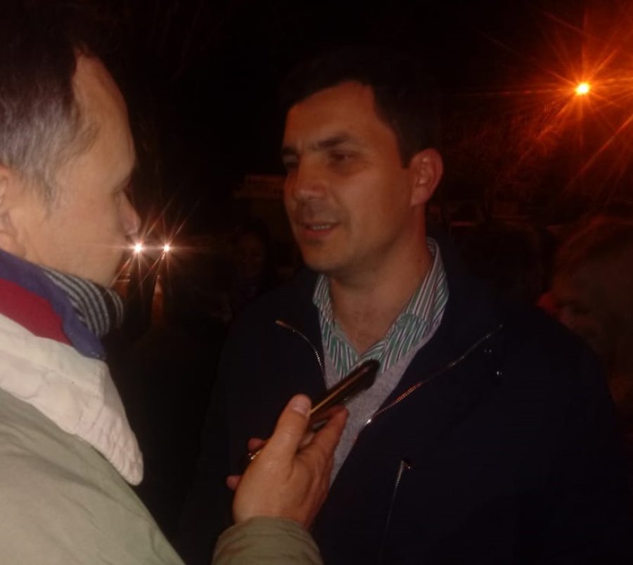 DECLARACIONES./ El titular comunal reelecto con LA OPINION.