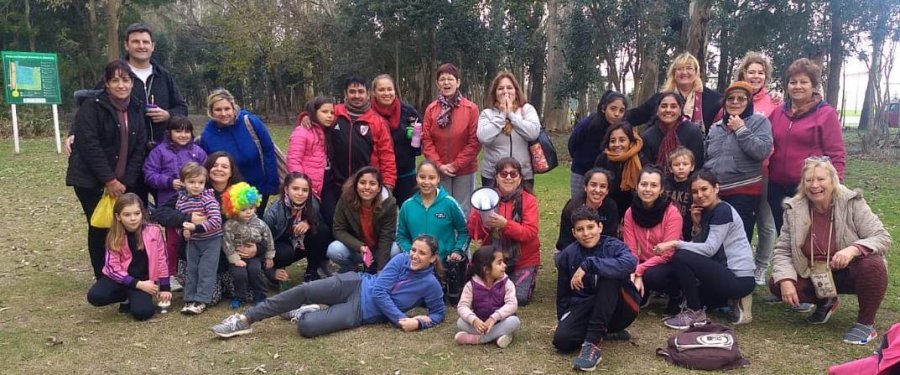 FOTO CP// CAMINATA./ Quienes participaron de la actividad concretada el pasado s&aacute;bado.