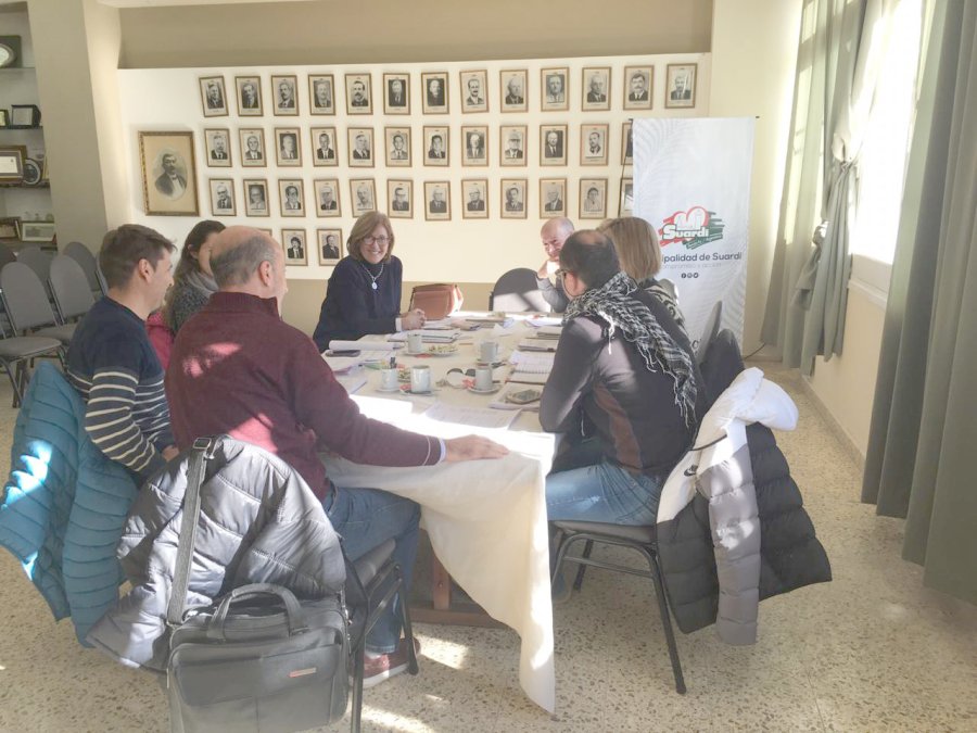 FOTO PRENSA MUNICIPALIDAD// REUNION.// Un momento del encuentro celebrado el pasado mi&eacute;rcoles.
