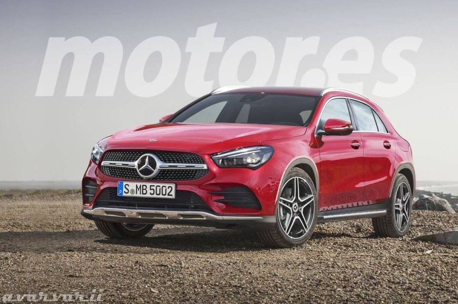FOTO MOTOS.ES RECREACIONES. Un adelanto de cómo lucirá el nuevo Mercedes GLA 2020 que saldrá a escena, precisamente en 2020.