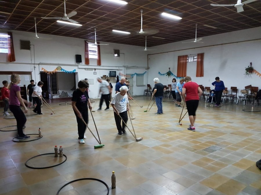 FOTO CP// GIMNASIA RECREATIVA./ La propuesta a mejorar la calidad de vida de los participantes.