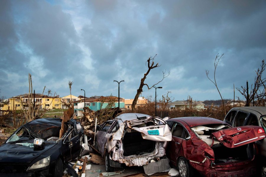 FOTO AFP-NA TIERRA ARRASADA. Bahamas al borde de una crisis humanitaria.