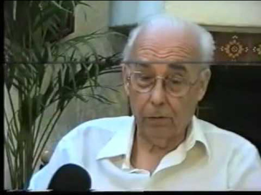 VIRGILIO CORDERO./ El educador homenajeado por Peretti.