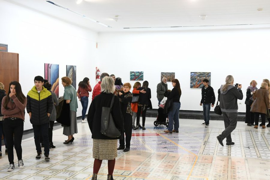 FOTO CP// INAUGURACION./ Una de las salas el pasado 6 de septiembre al habilitarse la exposici&oacute;n.