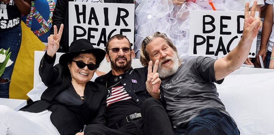 FOTO J. DAVIDISON/SHUTTERSTOCH// UN CLASICO./ Ringo Starr y Paul McCartney reviven un tema de John y Yoko.
