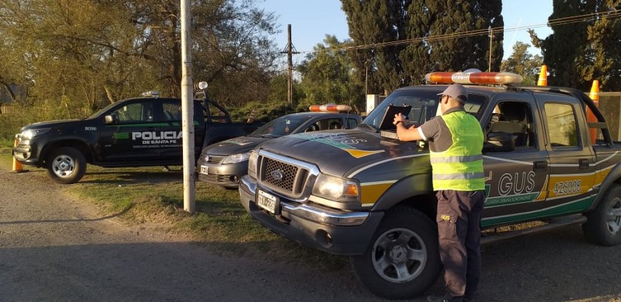 FOTO COMUNICACION// OPERATIVO./ Personal de la Guardia Urbana Sunchalense cumpliendo con su labor.