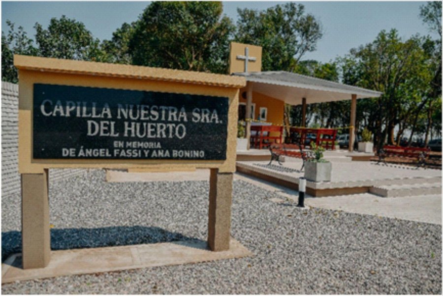 NUESTRA SE&Ntilde;ORA DEL HUERTO./ La nueva capilla inaugurada recientemente.