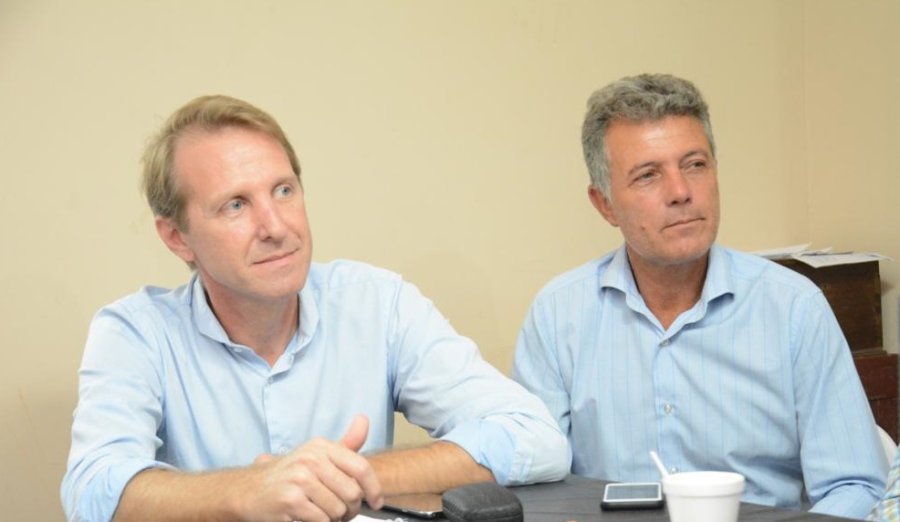 FOTO PRENSA OM// CAPITAL PROVINCIAL DEL COOPERATIVISMO ESCOLAR./ Gonzalo Toselli y Omar Mart&iacute;nez.
