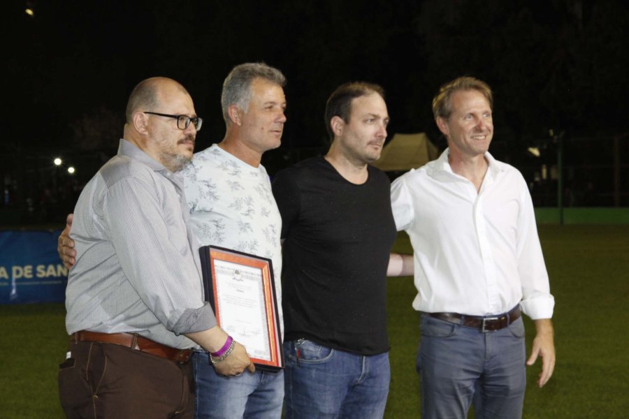FOTO F. MELCHIORI// DE INTERES.//Cristian Astore, Omar Mart&iacute;nez, Ignacio Miretti y Gonzalo Tosselli.