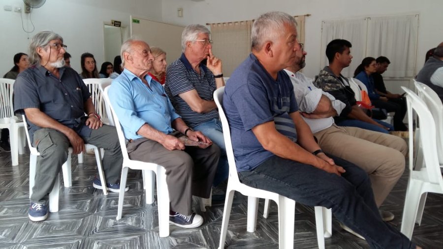 CHARLA// Un momento de la reciente realizaci&oacute;n.