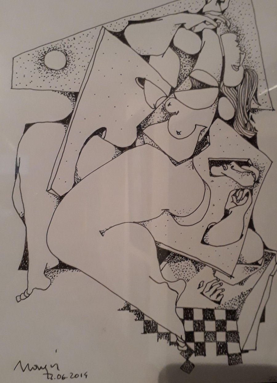 Dibujo de Isaías Nougués