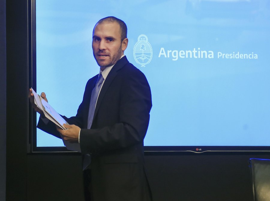 FOTO ARCHIVO NA MARTIN GUZMAN. El ministro de Econom&iacute;a, el martes, cuando anticip&oacute; el contenido del plan que tiene formato de "ley omnibus".