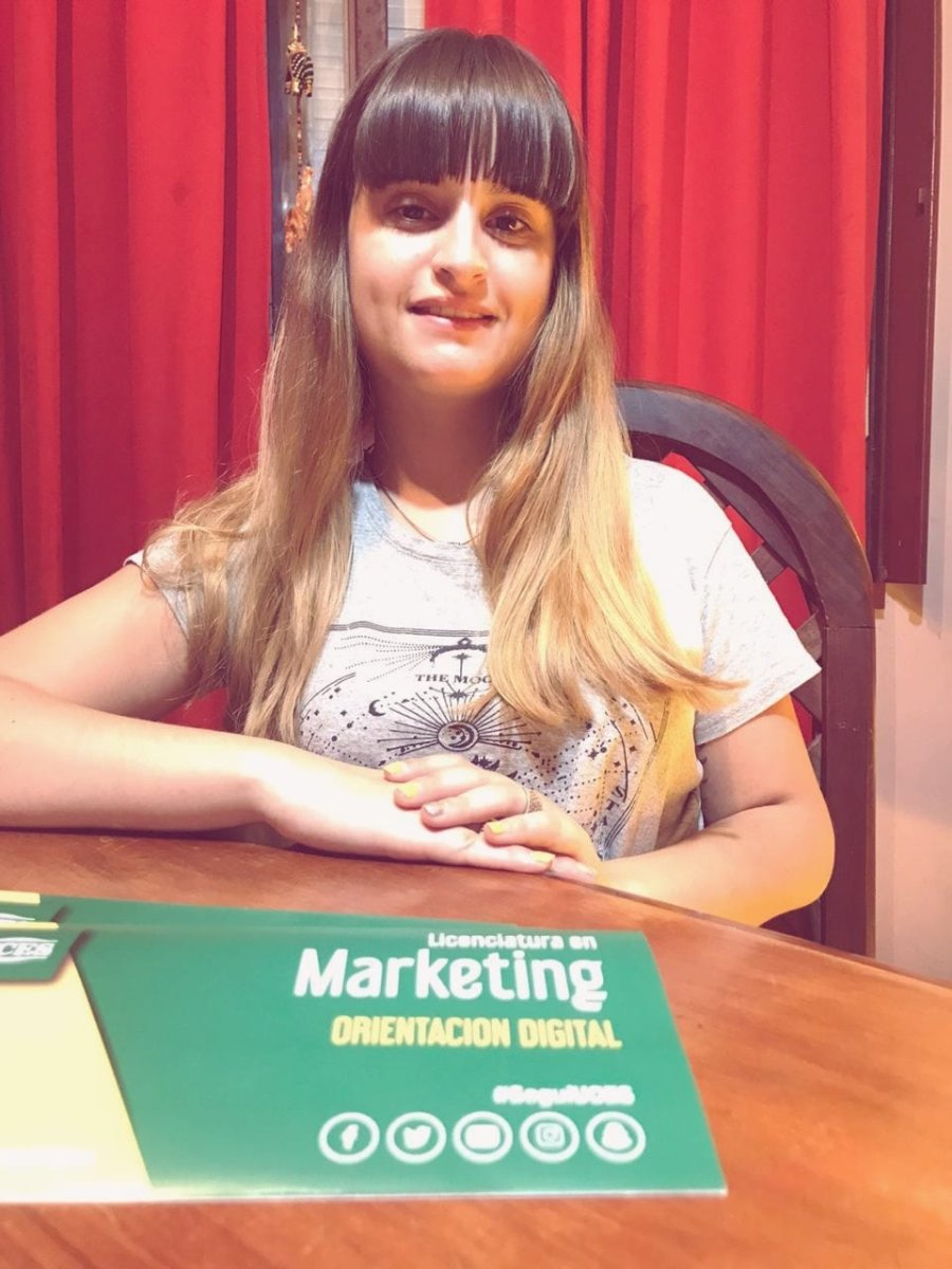 FOTO PRENSA UCES// CANDELA ALLOCHIS/ Est&aacute; cursando la Licenciatura y se refiri&oacute; a las posibilidades de la carrera.