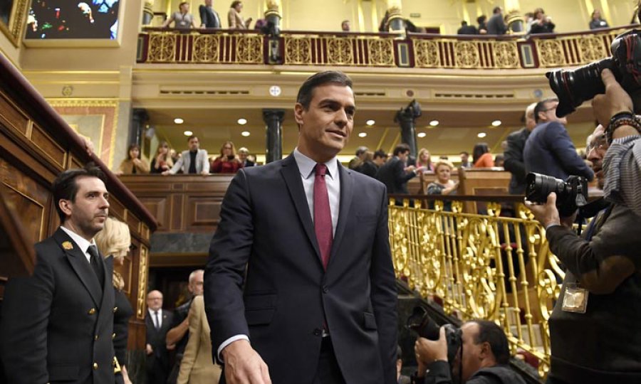 FOTO AFPJ PEDRO SANCHEZ. Fue investido como Presidente.
