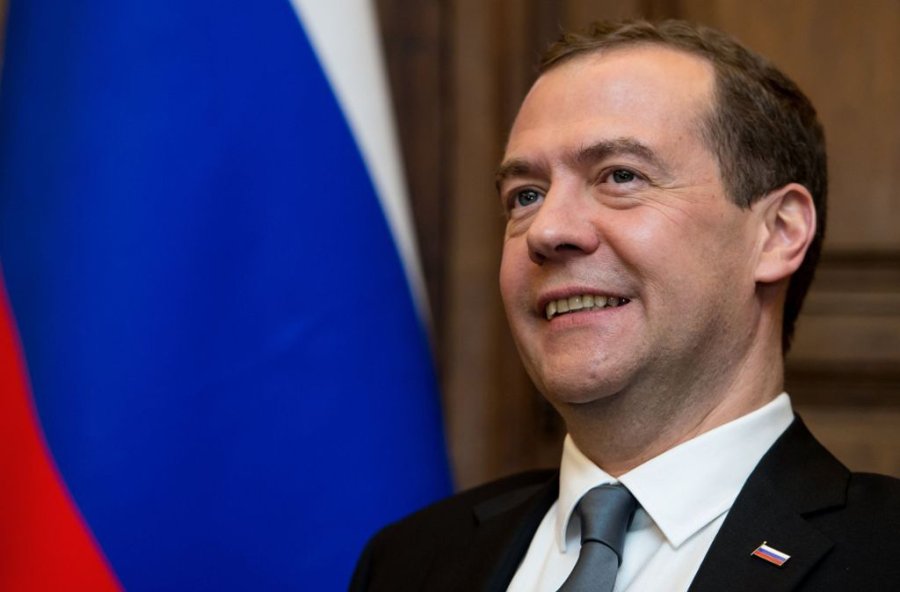 FOTO AFP DMITRY MEDVEDEV. Exprimer ministro ruso.