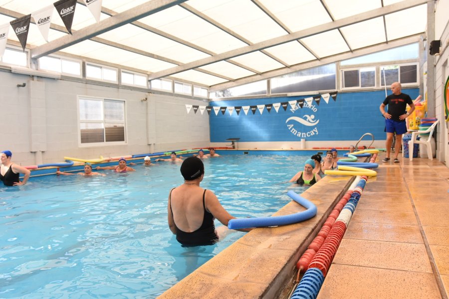 FOTO CP// NATACION./ Las actividades impulsadas por el Municipio fueron iniciadas ayer.