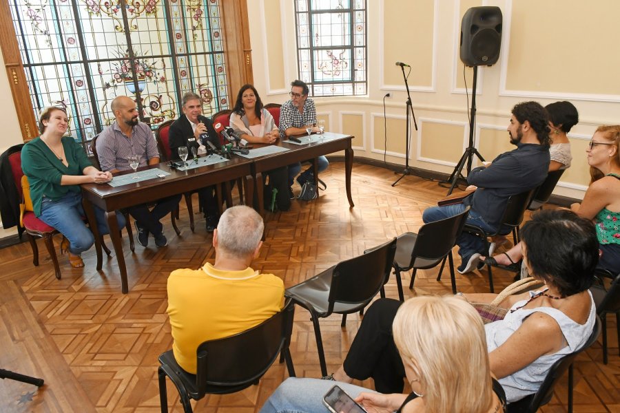 FOTO SCS// PRESNETACION./ Vista general del encuentro concretado en la Casa de la Cultura.