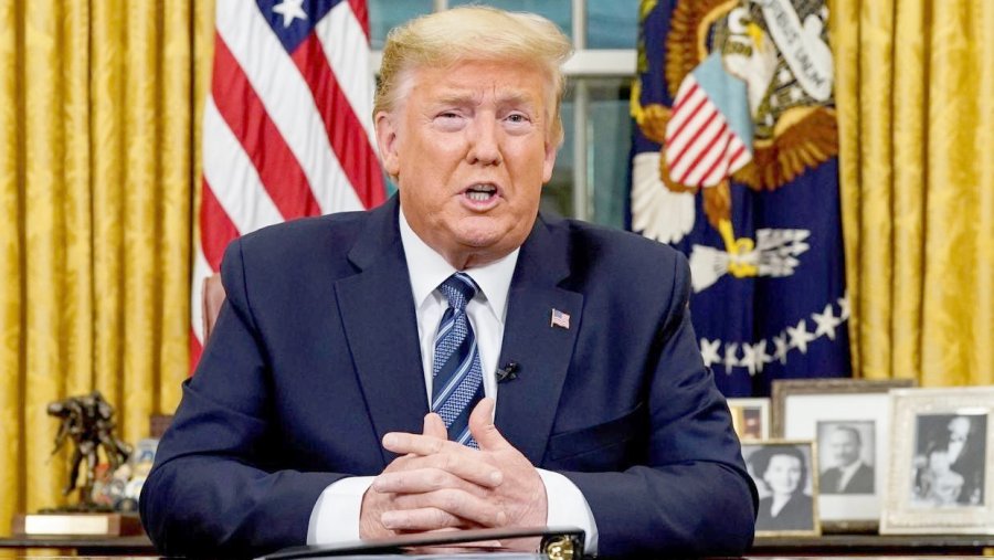 FOTO AFP DONALD TRUMP. El presidente fue el impulsor del billonario plan de rescate.