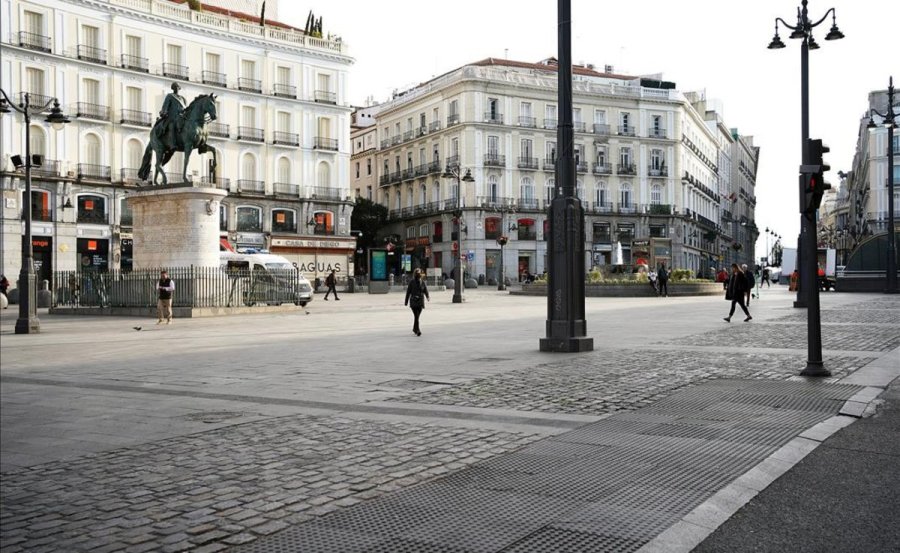 MADRID. Una capital desierta es la ciudad m&aacute;s golpeada por el Covid-19.
