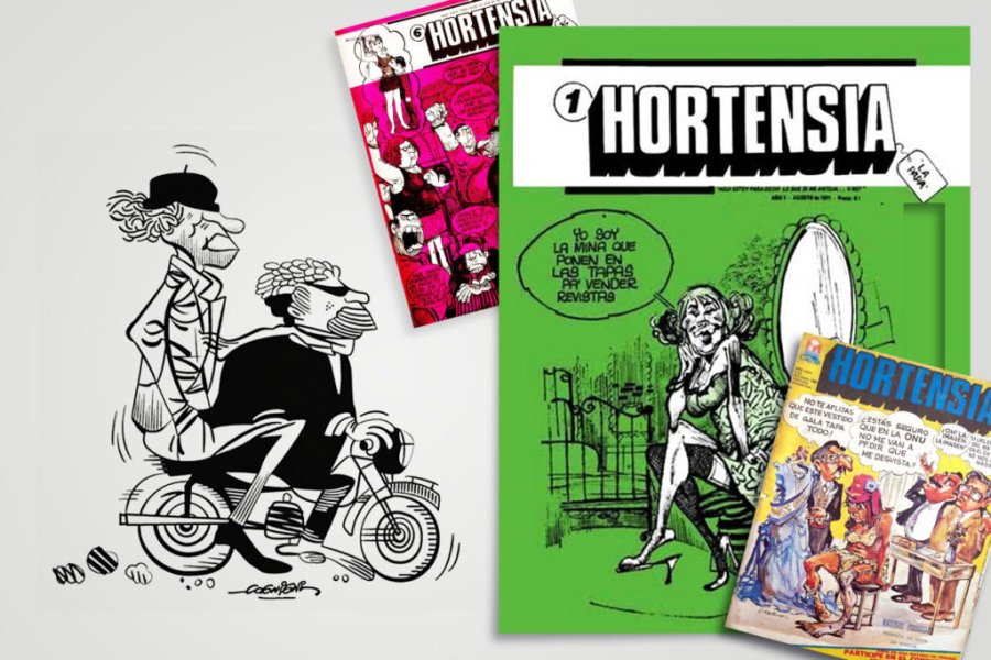 IMAGEN DE RED// SIMBOLOS.- &ldquo;Negraz&oacute;n&rdquo; y &ldquo;Chaveta&rdquo;; el primero y uno de los &uacute;ltimos n&uacute;meros de &ldquo;Hortensia&rdquo;.