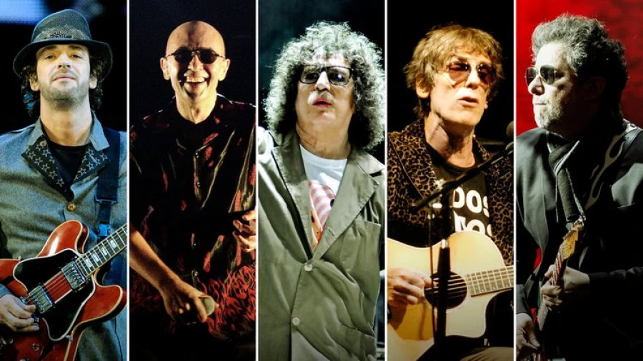 FOTO TELESHOW// IDOLOS//Gustavo Cerati, Indio Solari, Charly Garc&iacute;a, Luis Alberto Spinetta y Andr&eacute;s Calamaro