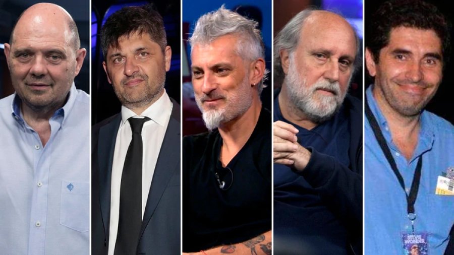 FOTO TELESHOW// EMPRESARIOS//Carlos Rottemberg, Marcelo Figoli, Jos&eacute; Palazzo, Daniel Grinbank y Juan Manuel L&oacute;pez Ghisoli.