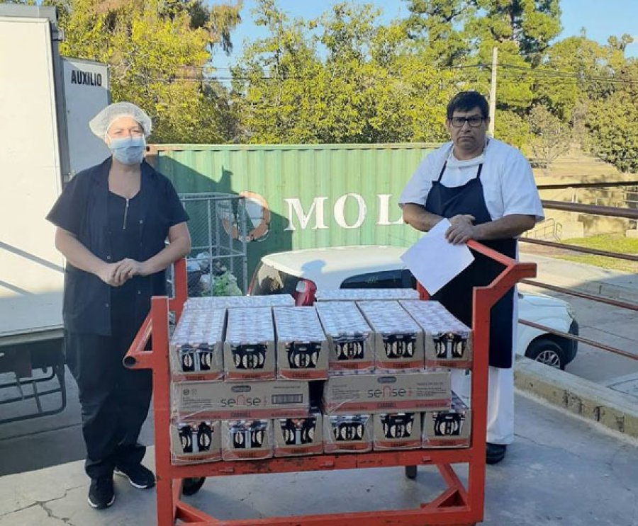 IMAGEN INTERNET SOLIDARIDAD. Una muestra de tantas otras vistas en el país.  IMAGEN INTERNET AYUDA. La solidaridad láctea no se hace esperar.