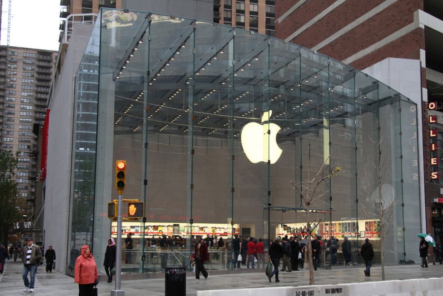 APPLE. La sede de la empresa en la Quinta Avenida de Nueva York.