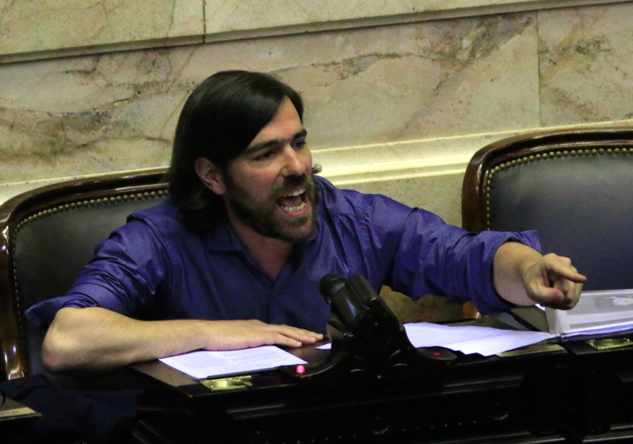 FOTO NA NICOLAS DEL CAÑO. Actual diputado nacional por el Frene de Izquierda.