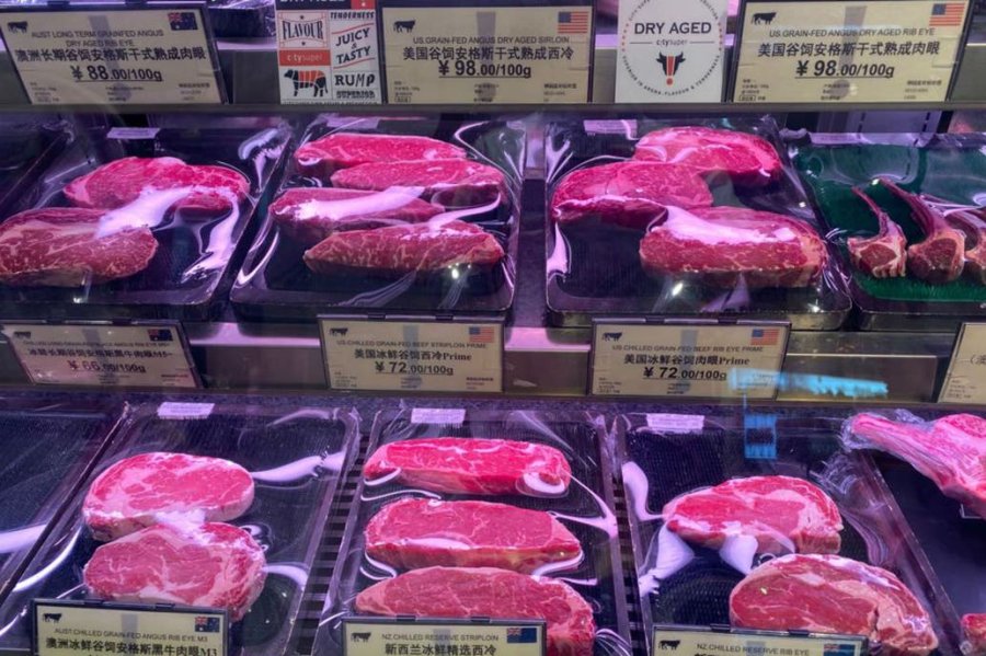 FOTO INTERNET EN CHINA. La Argentina puede abrirse paso entre los proveedores de carne de calidad. FOTO INTERNET MERCADO CHINO. En la mira de productor argentino.