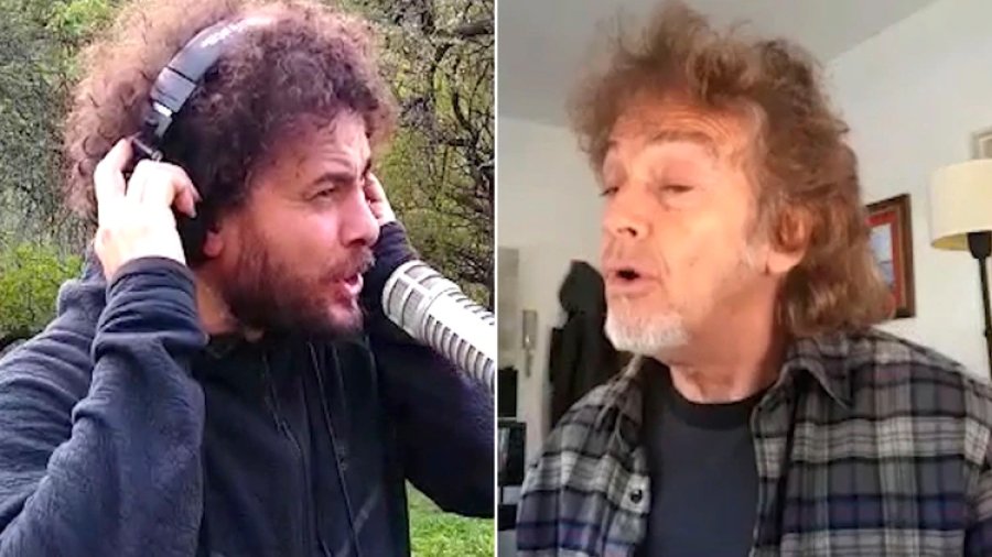 FOTO TELESHOW// RALY BARRIONUEVO Y RA&Uacute;L PORCHETTO// Captura de v&iacute;deo del reciente trabajo conjunto.