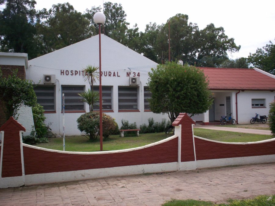 HOSPITAL RURAL// Fachada del efector p&uacute;blico de salud.