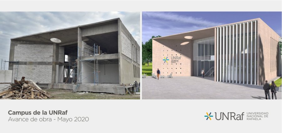 FOTO COMUNICACI&Oacute;N UNRAF// CAMPUS./ En la imagen puede apreciarse el avance de obra.