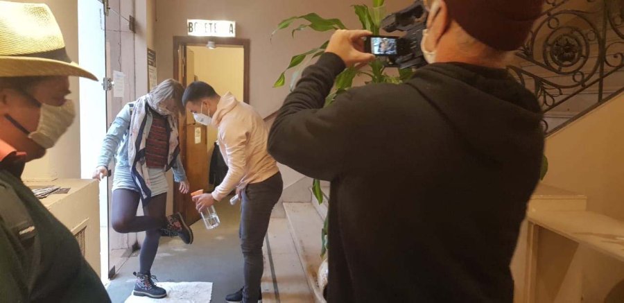 FOTO SCS// PROTOCOLO./ Se extreman los cuidados hacia los artistas.