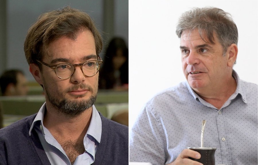 FOTO SCS// COLEGAS./ Enrique Avogadro y Jorge Llonch titulares de cultura de CABA y Santa Fe, respectivamente.