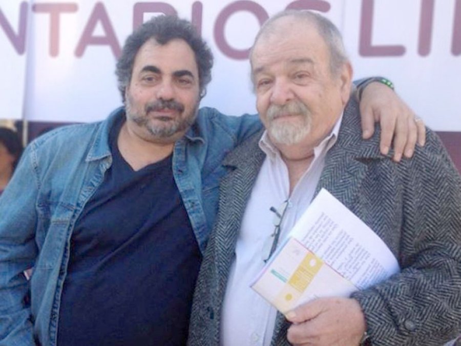 FOTO INSTAGRAM// ROBERTO MOLDAVSKY Y JORGE SCHUSSHEIM// la foto con la que el c&oacute;mico despidi&oacute; al creador desapareicod el viernes.