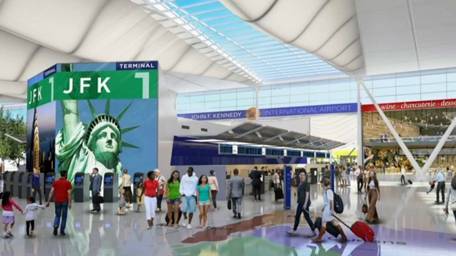 FOTO ARCHIVO REFERENTE. Instalaciones del aeropuerto John F. Kennedy en Nueva York.