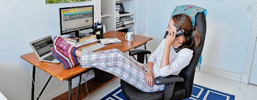 FOTO ARCHIVO HOME OFFICE. La comodidad se puso de moda.