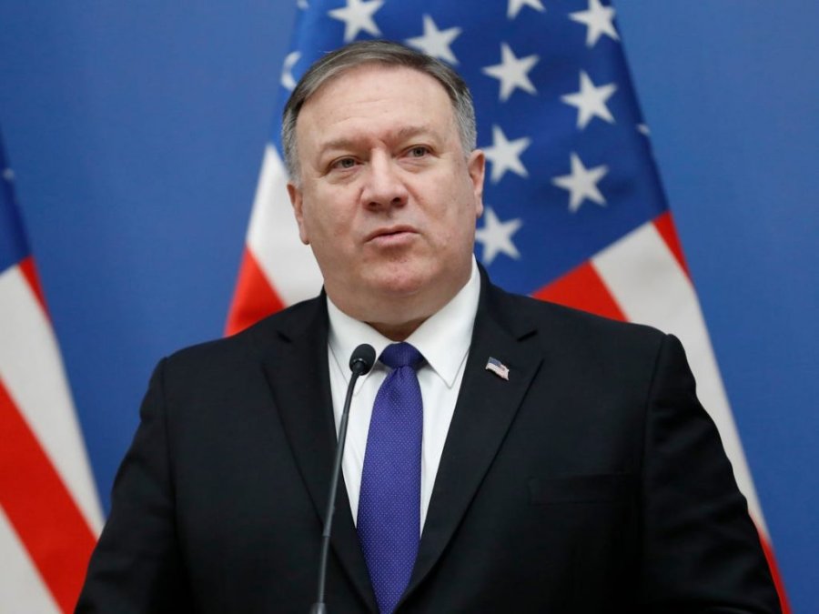 FOTO AFP MIKE POMPEO. Habl&oacute; de una "farza pol&iacute;tica".