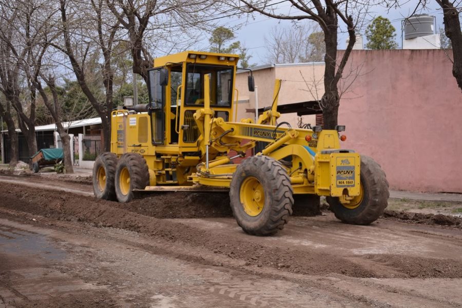 FOTO COMUNICACI&Oacute;N// OBRAS./ Fueron iniciadas en calle Jauretche.