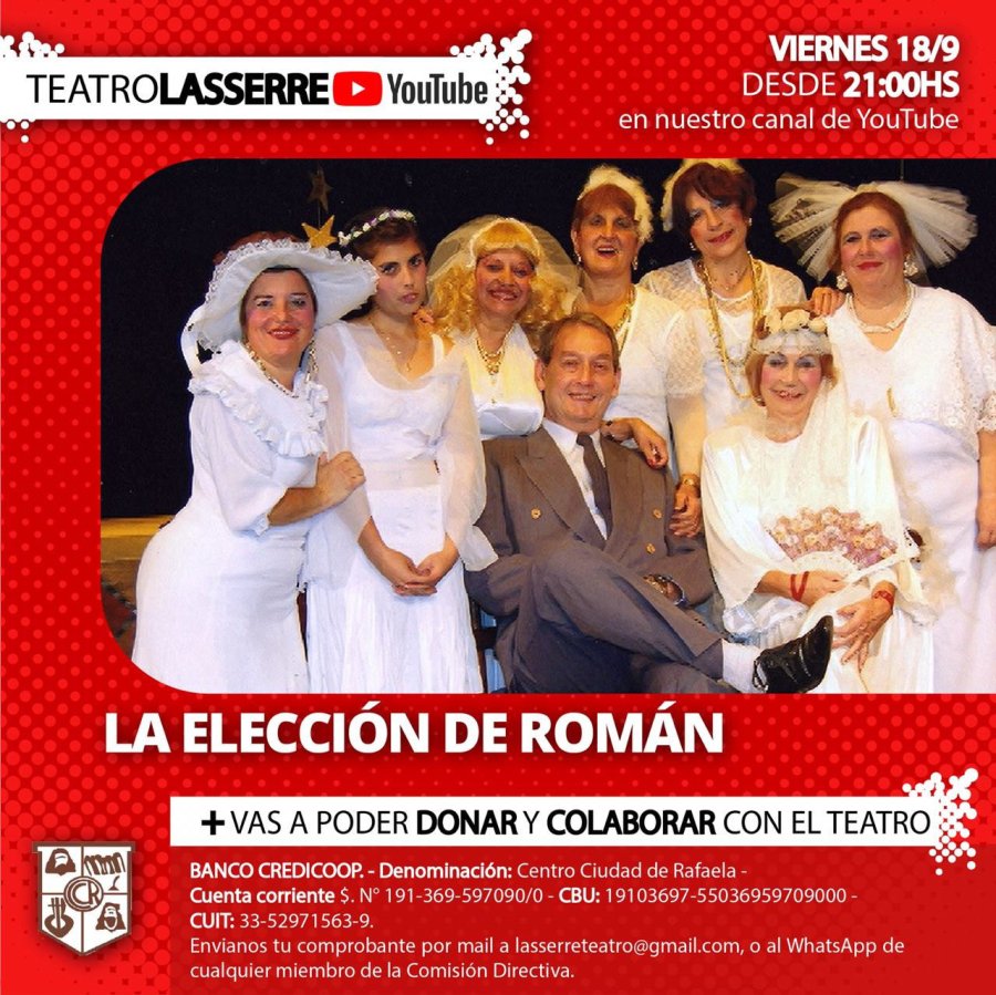 LA ELECCION  DE ROM&Aacute;N// La promoci&oacute;n de la pieza que podr&aacute; verse hoy.
