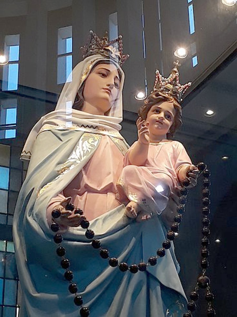 FOTO WIKIPEDIA// NUESTRA SE&Ntilde;ORA DEL ROSARIO DE SAN NICOL&Aacute;S// Imagen emplazada en el santuario nicole&ntilde;o.