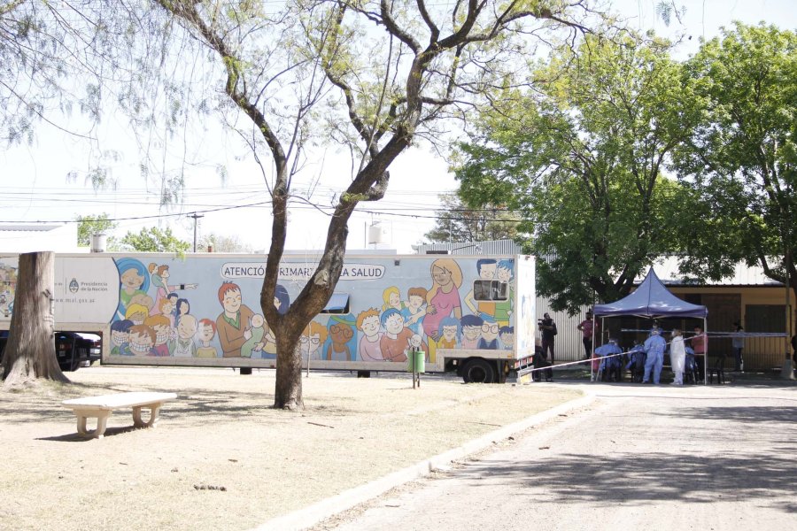 FOTO F. MELCHIORI// PLAN DETECTAR. Ayer actu&oacute; en barrio 9 de Julio.
