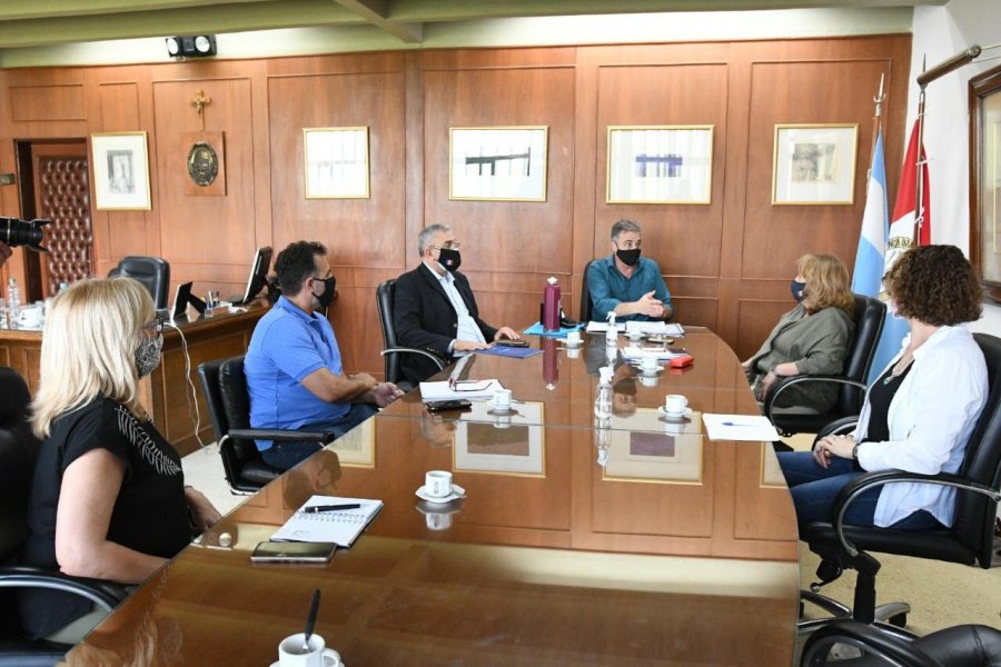 FOTO CP// ENCUENTRO// Un instante de la reciente reuni&oacute;n.