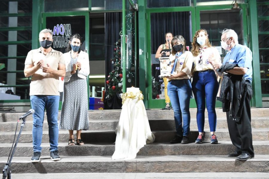 FOTO CP// LUZ DE LA PAZ DE BEL&Eacute;N// Un instante de la emotiva ceremonia.