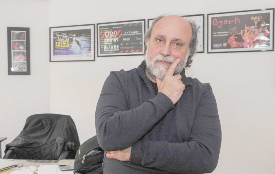 FOTO T&Eacute;LAM// DANIEL GRINBANK.  El empresario reclama un tope para los impuestos que se cobran por derecho de autor.