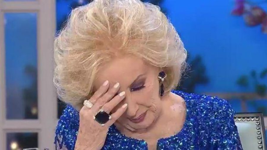 FOTO INTERNET. PREOCUPACION. Mirtha Legrand ante el procedimiento.