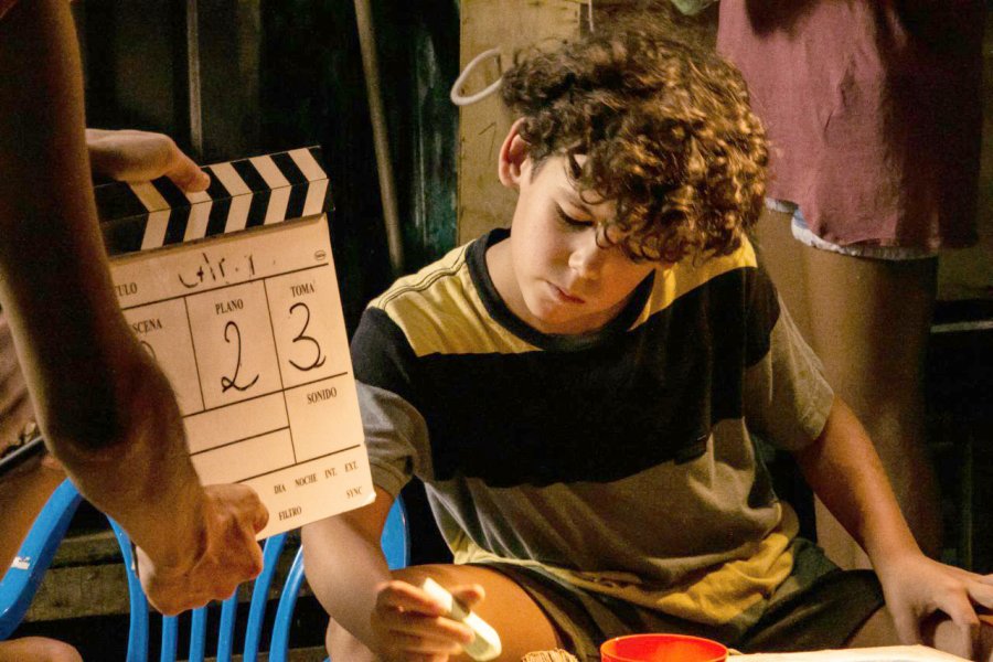 FOTO TELAM// SERIE. Una de las escenas en el momento de la filmaci&oacute;n.