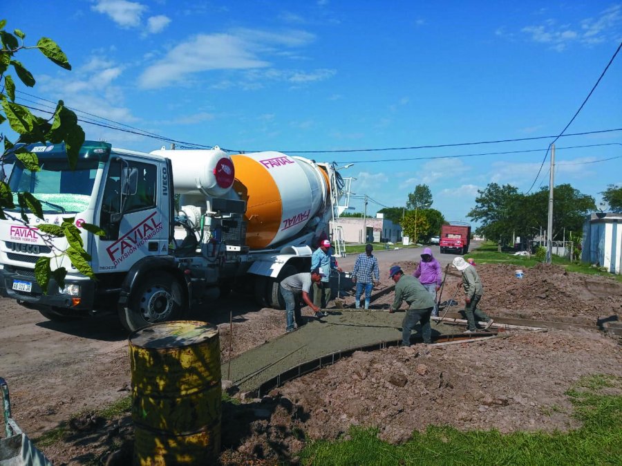 FOTO PRENSA COMUNA// C&Oacute;RDOBA Y BENITO RODR&Iacute;GUEZ// La obra, largamente esperada, concretada por la Comuna.