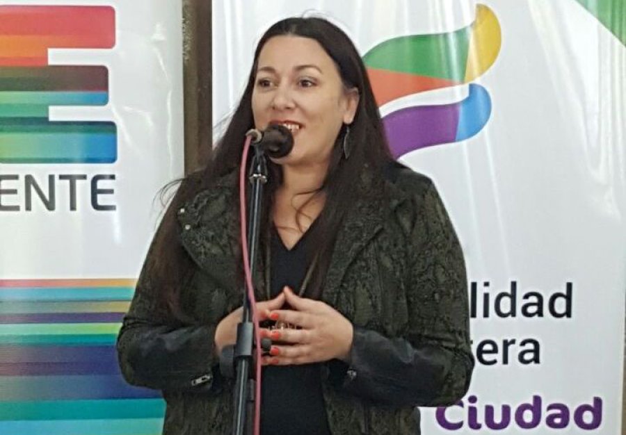 FOTO PRENSA MUN. FRONTERA VICTORIA CIVALERO. Es la &uacute;nica intendente en el departamento Castellanos.